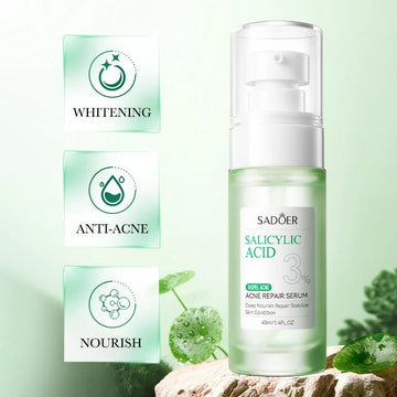 SADOER 3% Salicylic Acid Acne Repair Serum ( The Savings Spot Sale )